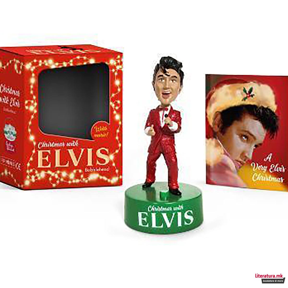 Christmas with Elvis Bobblehead 