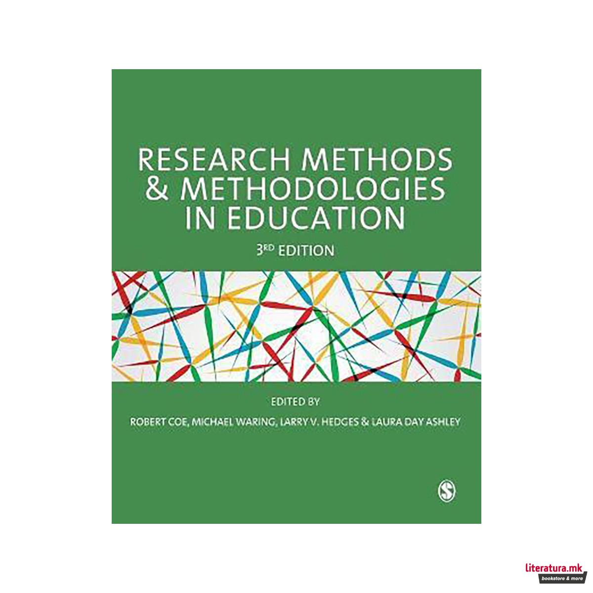 Research Methods and Methodologies in Education 