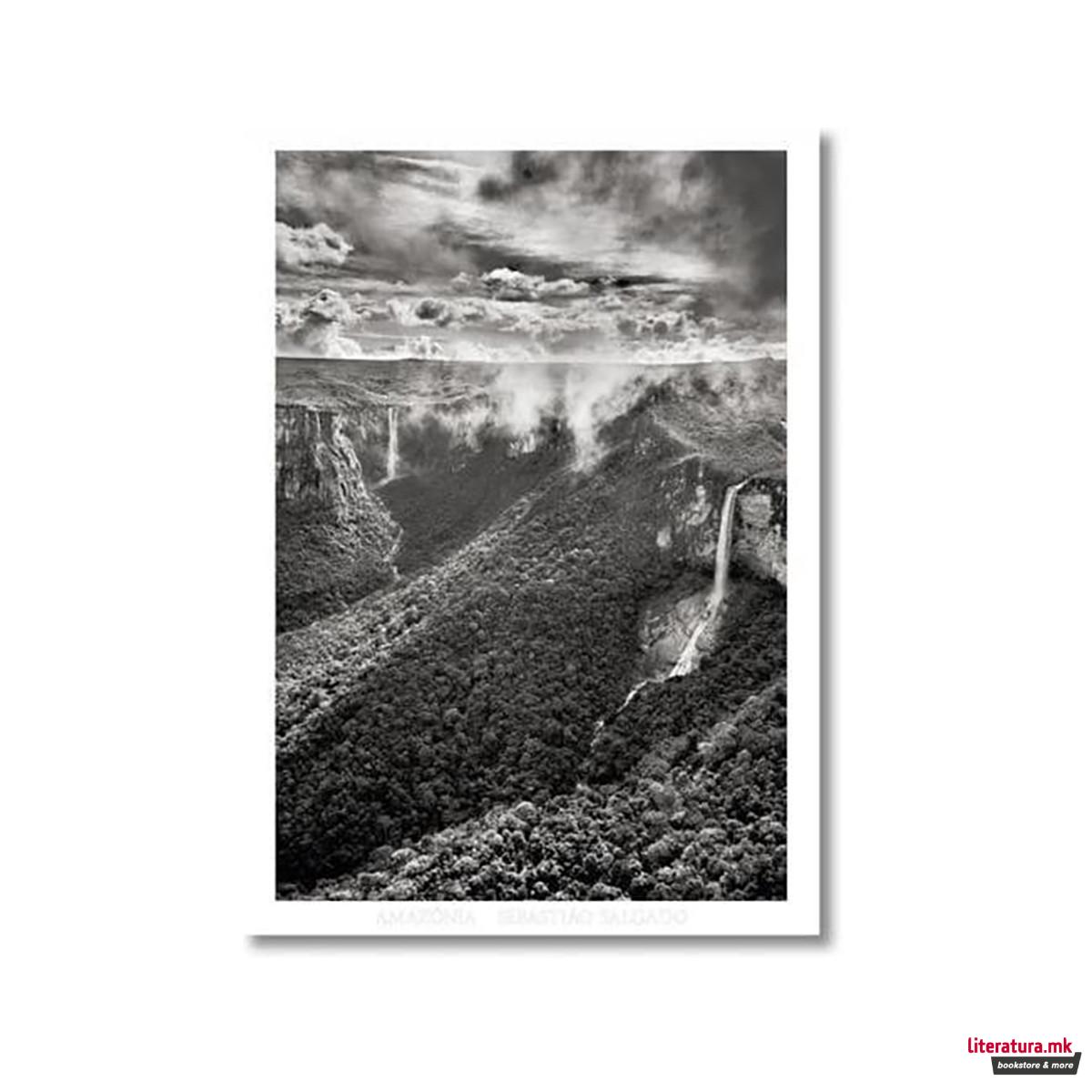 Sebastiao Salgado. Amazonia. Poster 'Waterfalls'