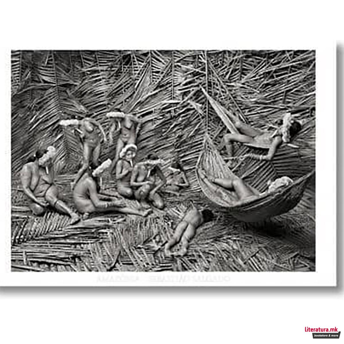 Sebastiao Salgado. Amazonia. Poster 'Zo'e Women'