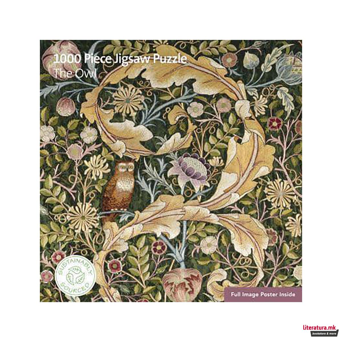 Adult Sustainable Jigsaw Puzzle V&A: The Owl