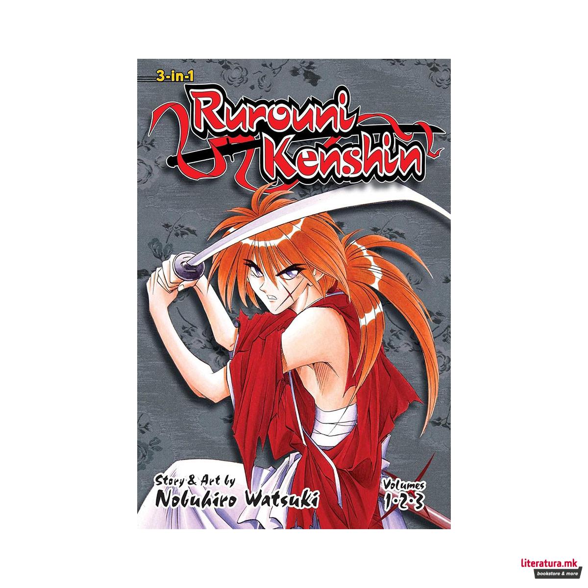 Rurouni Kenshin (3-in-1 Edition), Vol. 1: Includes vols. 1, 2 & 3