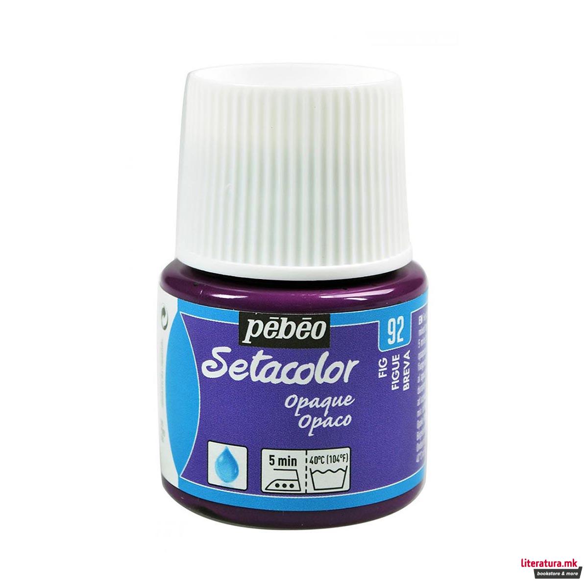 Боја за текстил, Pebeo, Setacolor Opaque, 45мл, fig 