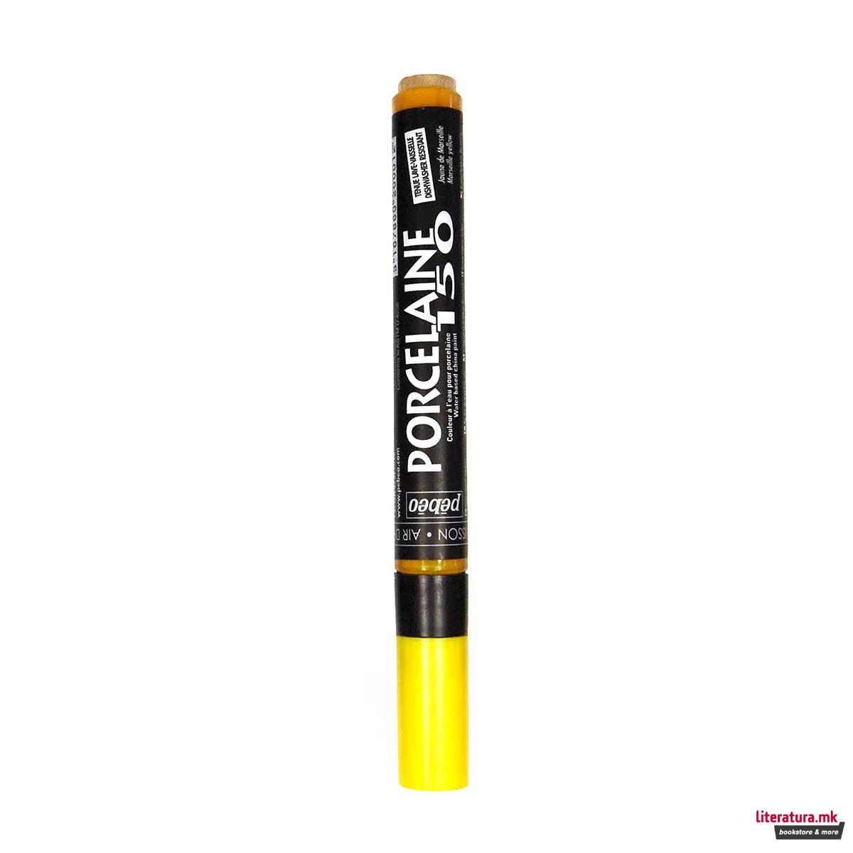 Маркер за порцелан, Pebeo, Porcelaine150, 1.2 мм, marseille yellow
