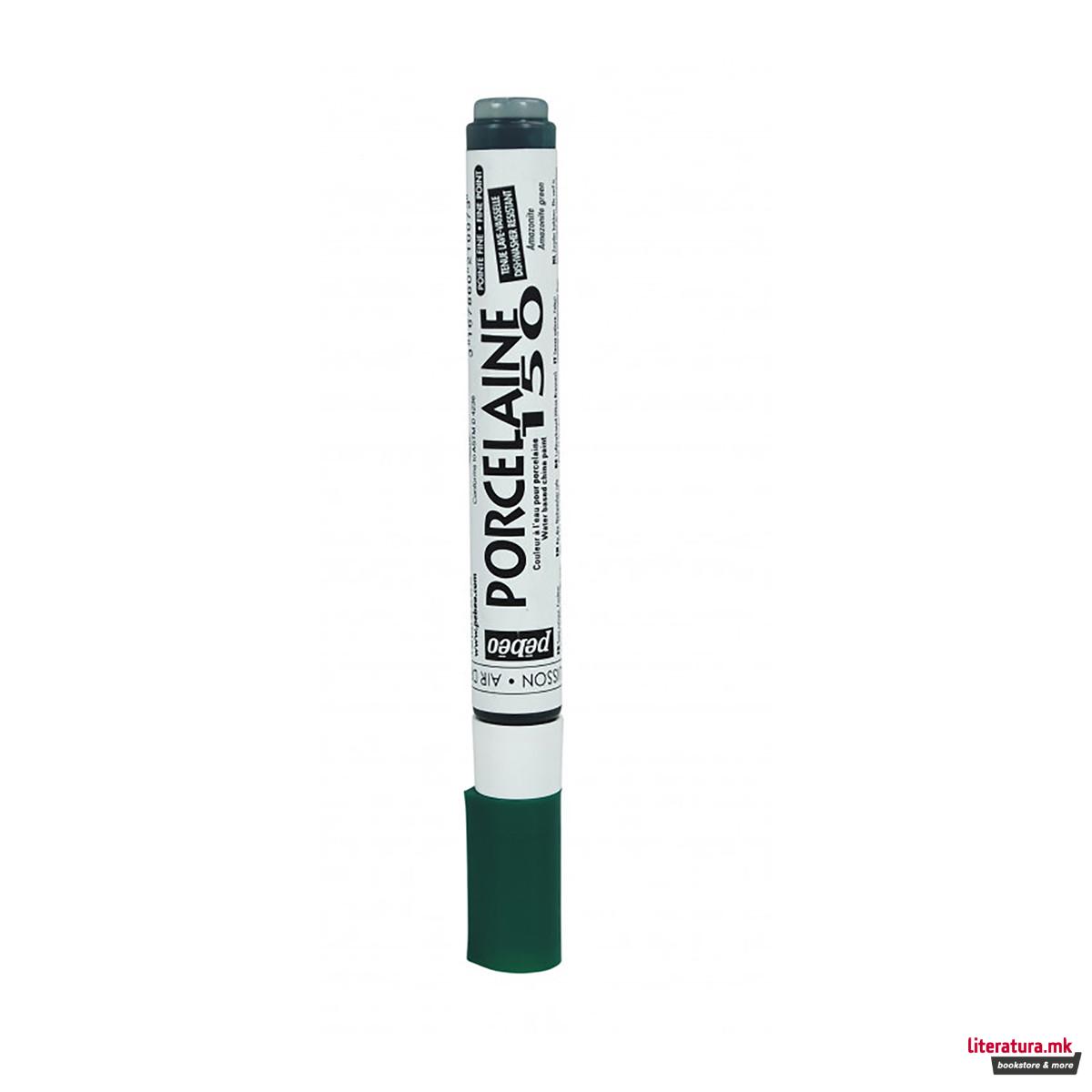 Маркер за порцелан, Pebeo, Porcelaine150, 0.7мм, amazonite green