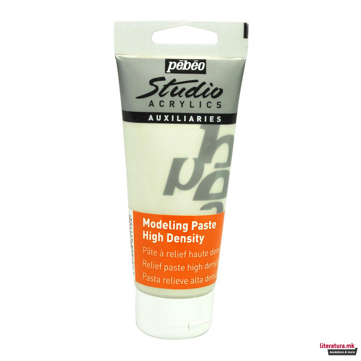 Паста за моделирање - густа, Pebeo, Studio Acrylics Auxiliaries, Modeling paste - High Density, 100мл 