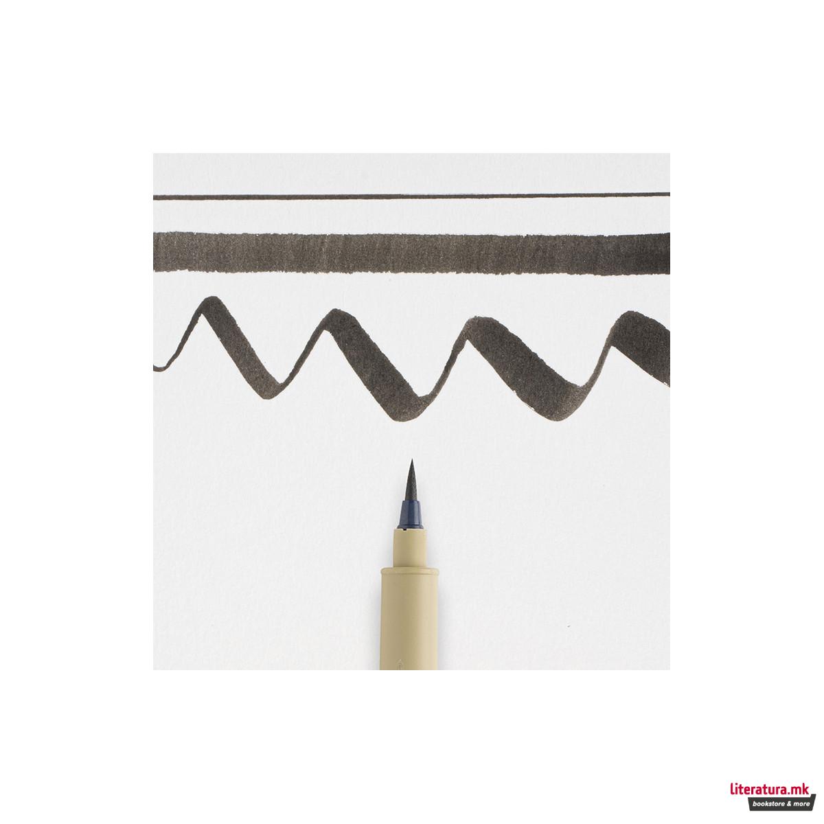 Брашпен, Sakura, Pigma Brush Black