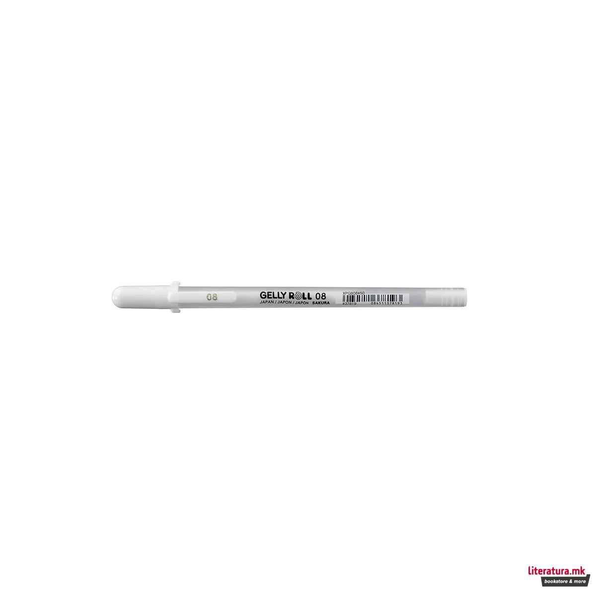 Гел-ролер, Sakura, Gelly Roll Basic, 08, бел