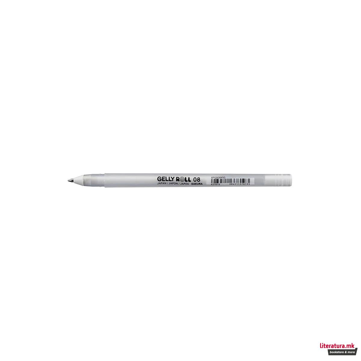 Гел-ролер, Sakura, Gelly Roll Basic, 08, бел