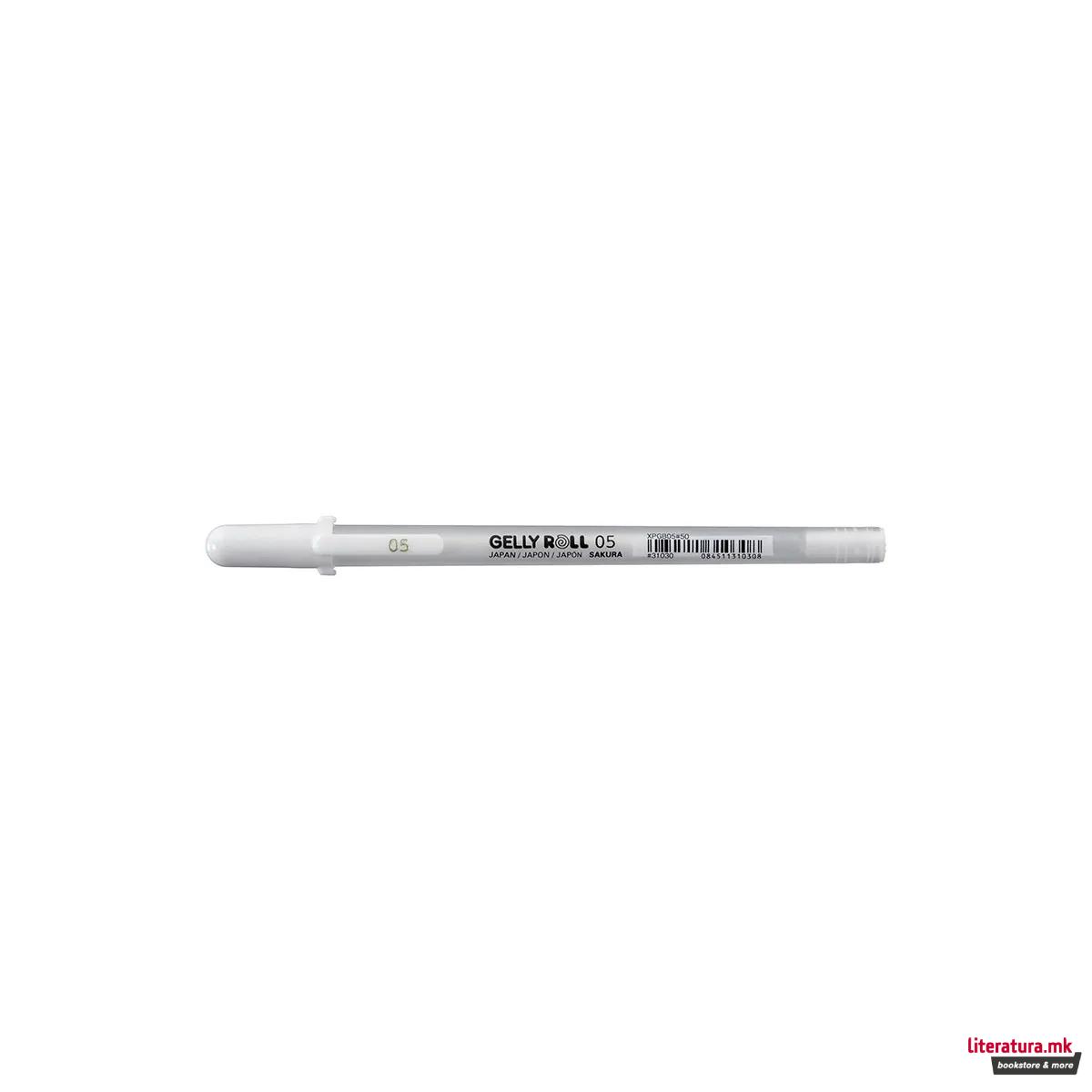 Гел-ролер, Sakura, Gelly Roll Basic, 05, бел