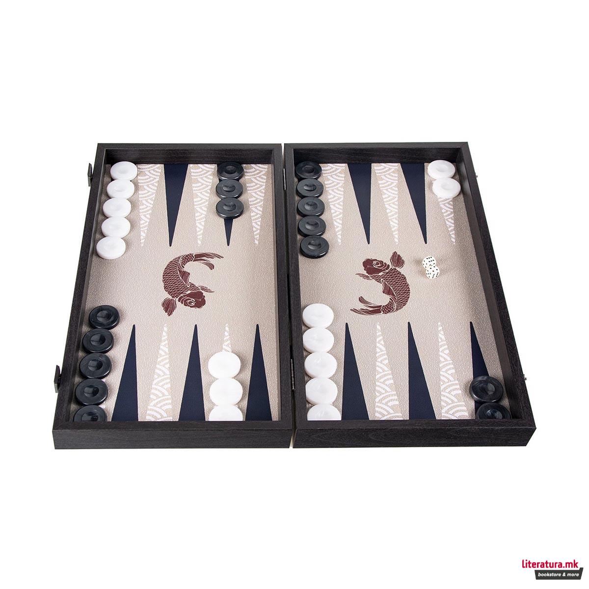 Сет за табла, Japanese Koi Fish Backgammon, голем