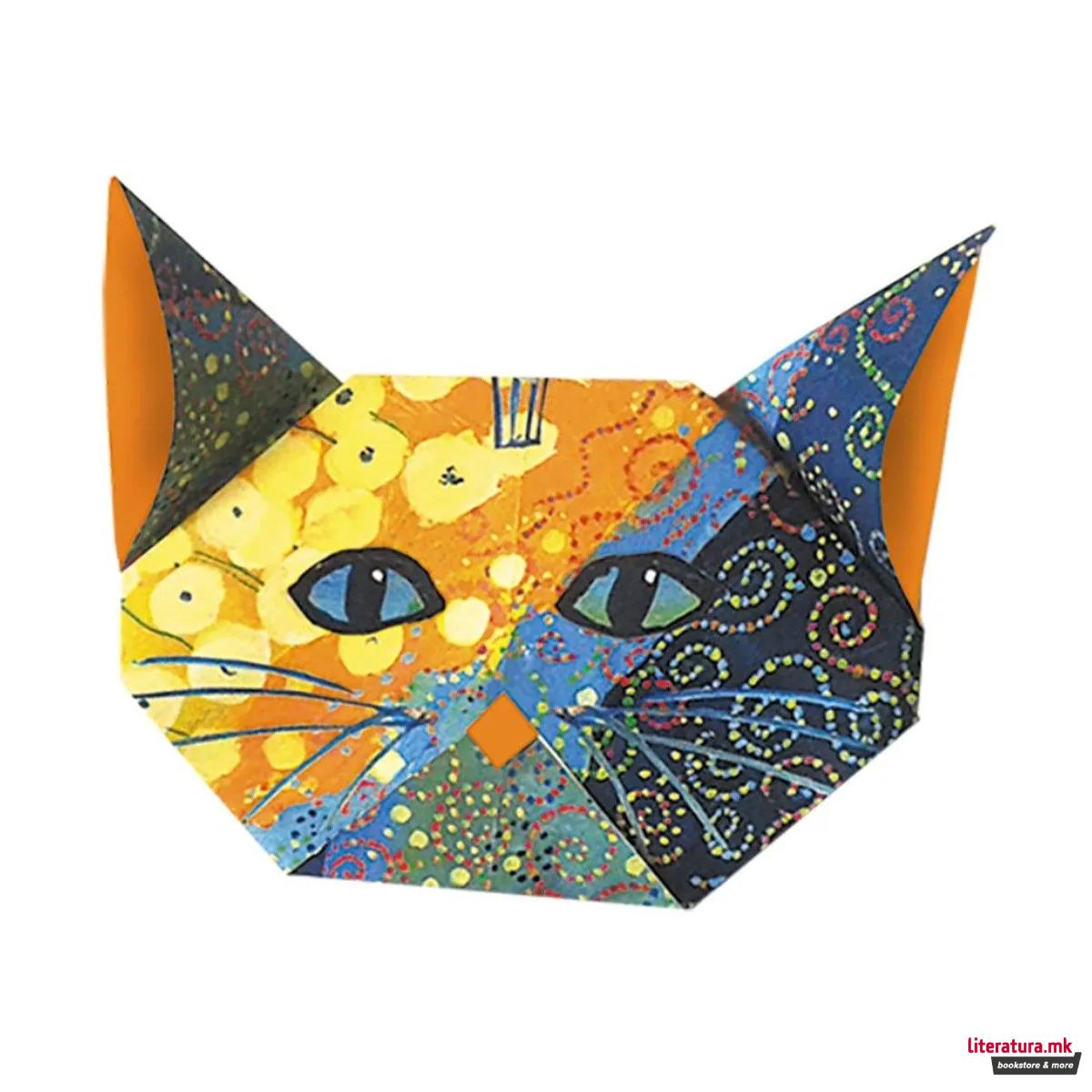 Уметничко оригами - Мачиња, Rosina Wachtmeister - Cats, 15 x 15 цм