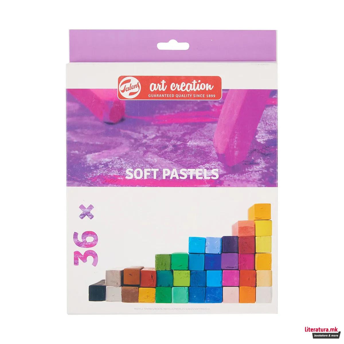 Сет меки пастели, Talens Art Creation Soft Pastel set, 36 бои