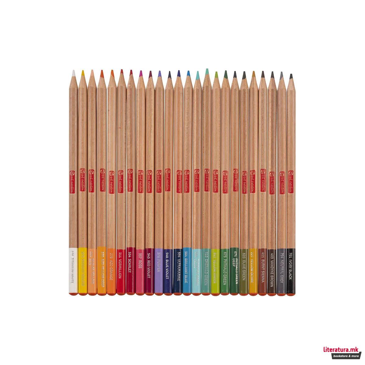 Сет моливи во боја, Talens Art Creation, Colour Pencils, 24 бои