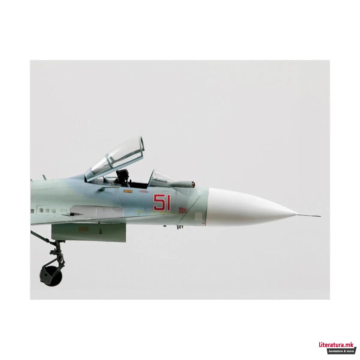 Макета, Russian air superiority fighter Su-27SM Flanker B mod. 1, 210 парчиња, 1:72