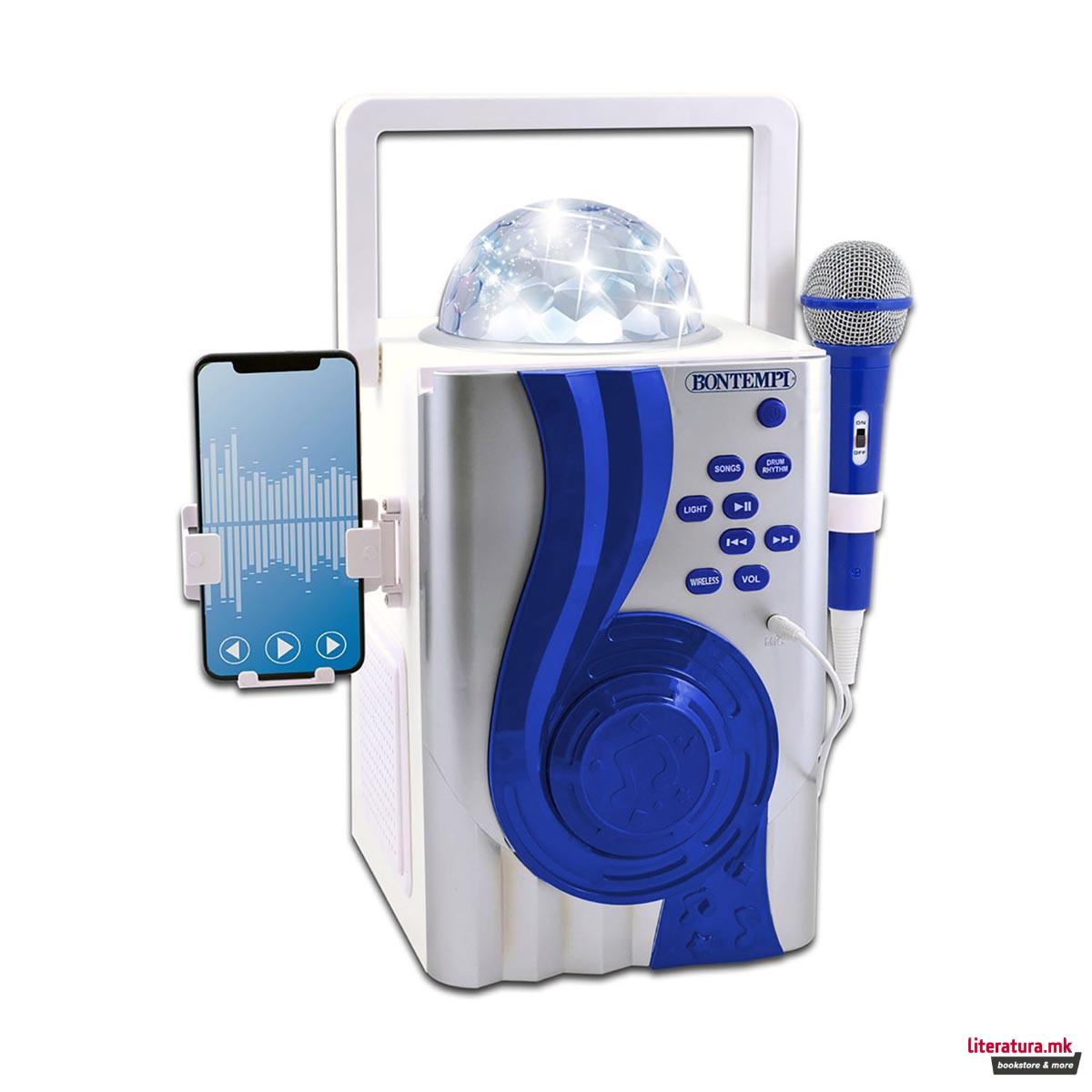Безжично караоке со микрофон, Karaoke Wireless Boom Box