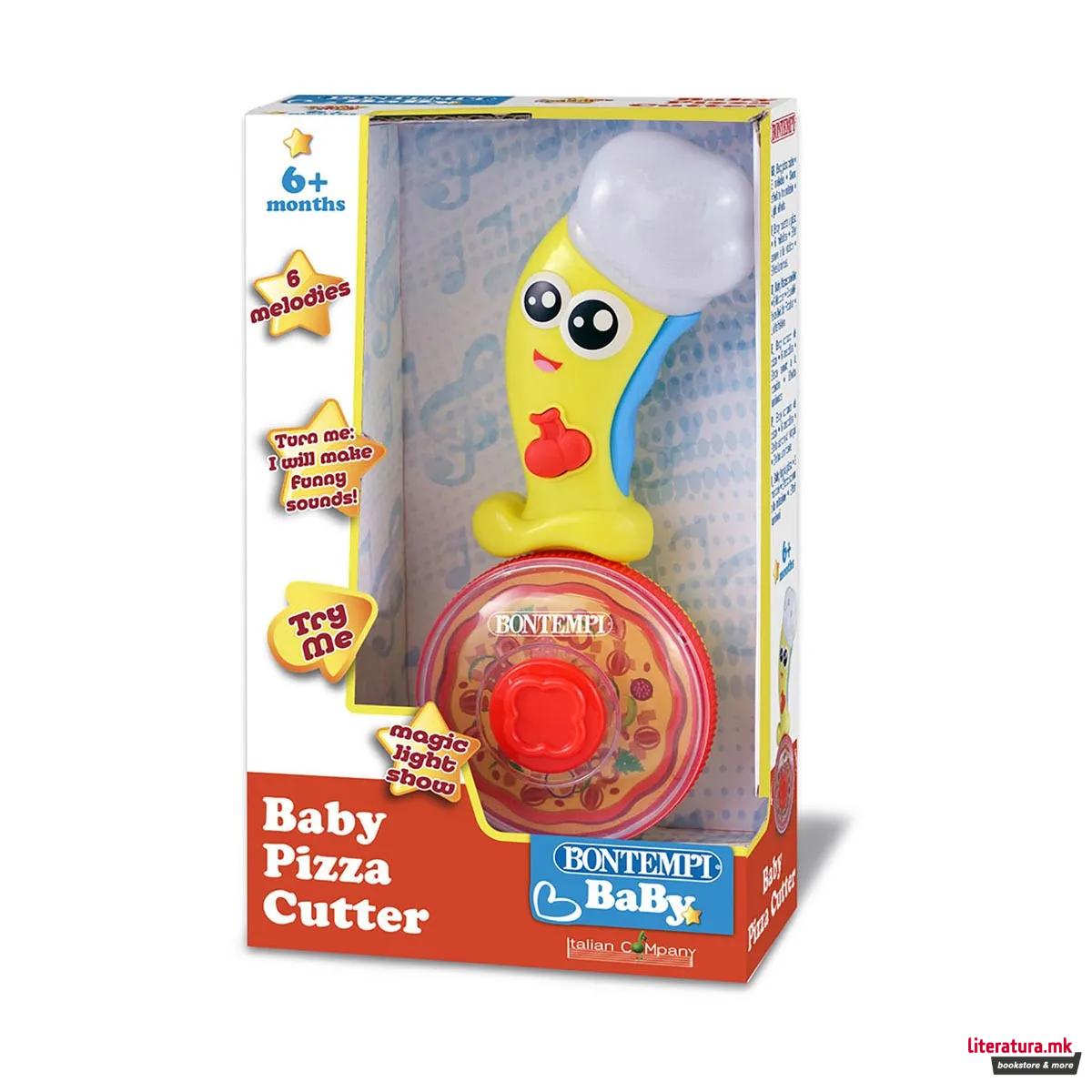 Сет од 2 музички играчки, Baby, Pizza Cutter/Tennis Racket