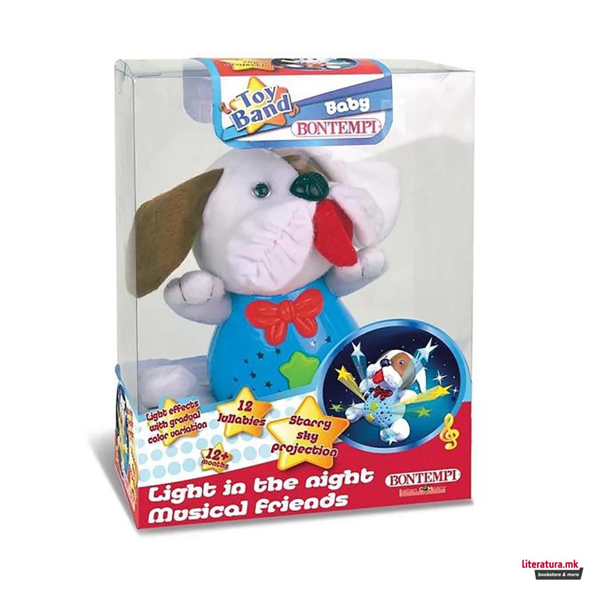 Плишана музичка играчка, Toy Band Baby, Light in the night Musical Friends