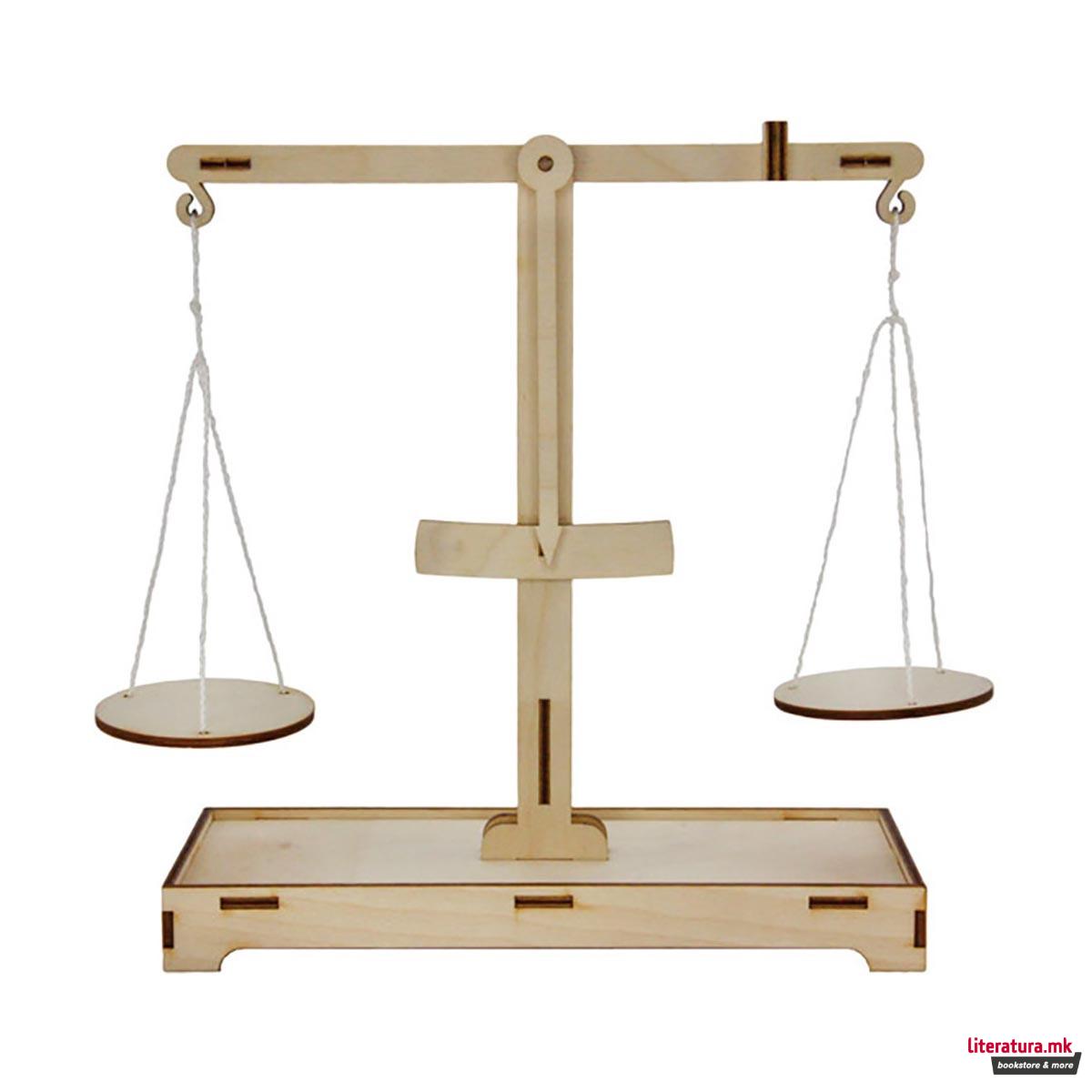 Дрвена фигура на склопување, Вага 