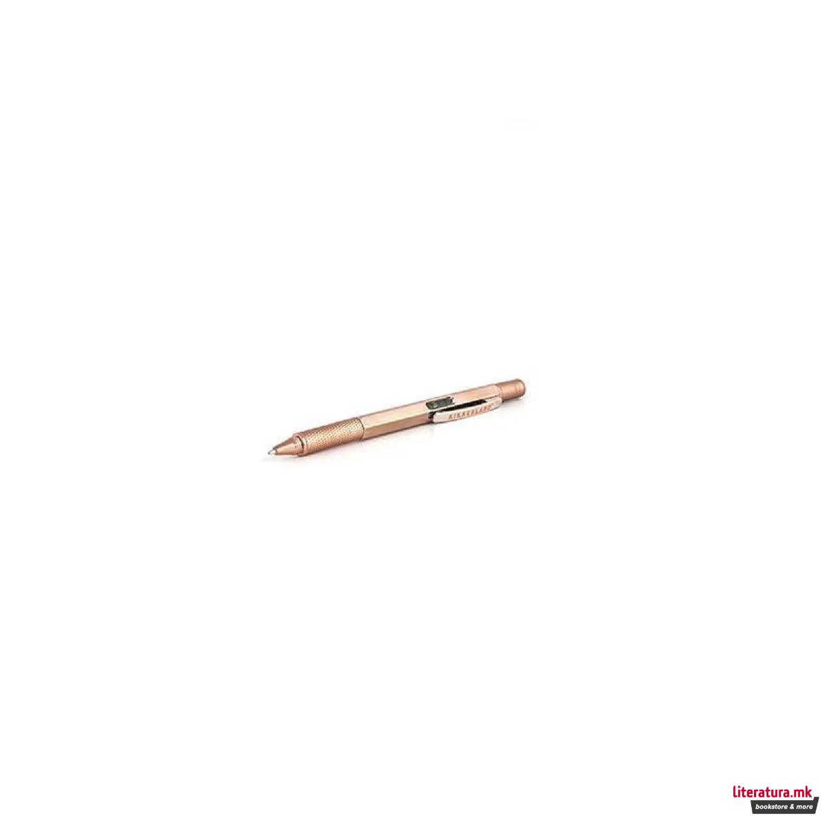 Повеќенаменско пенкало 3 во 1, Multi Tool Pen 3 in 1, бакарно