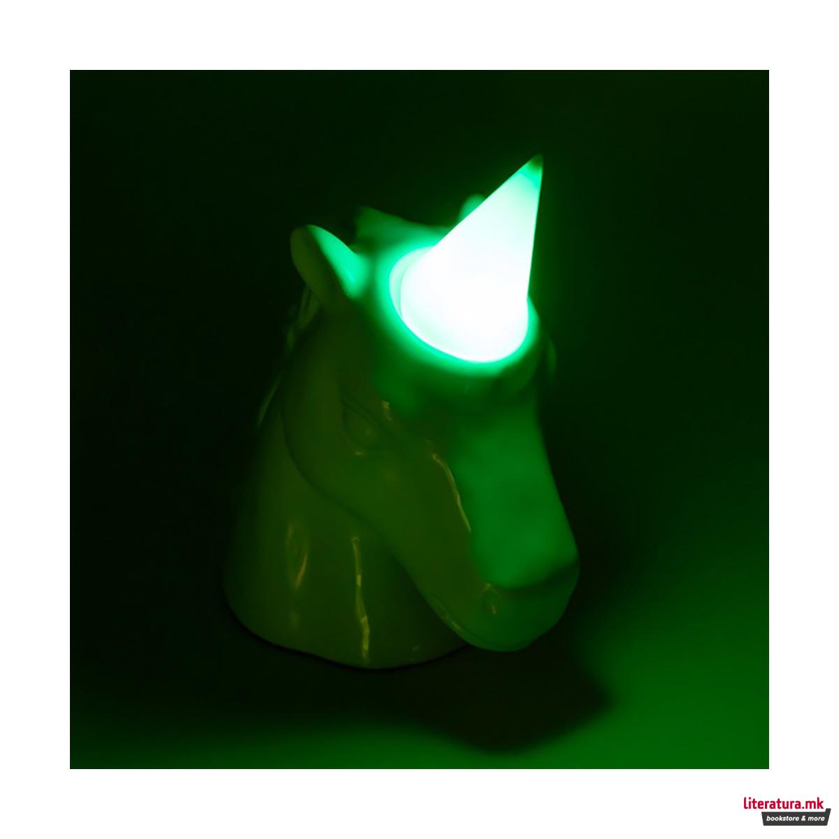 Касичка за пари со ламба, Unicorn, бела
