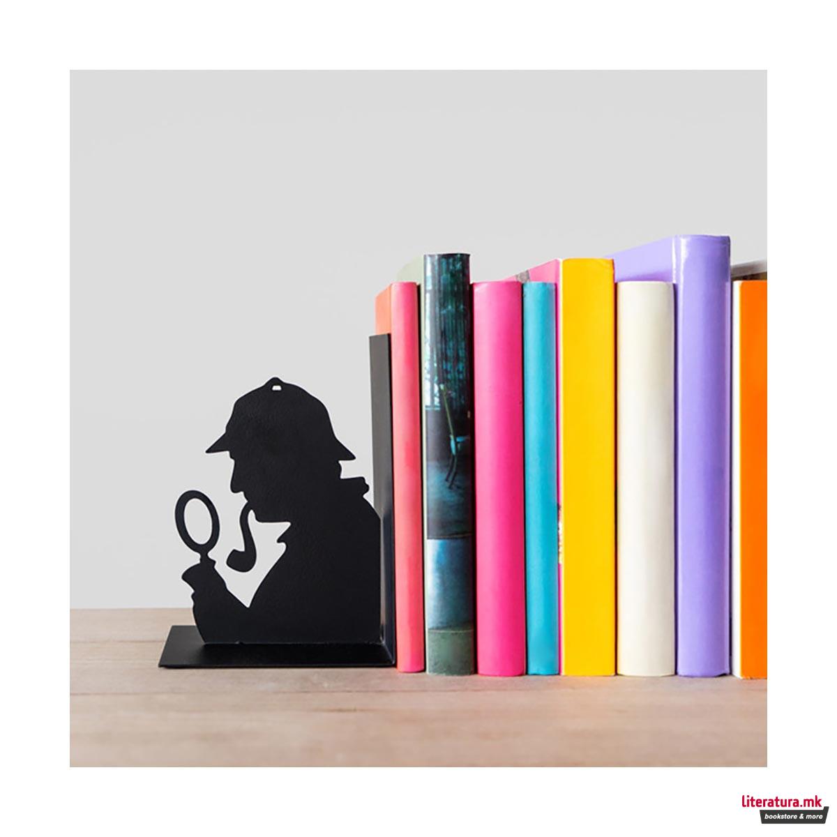 Држач за книги, Sherlock, црн