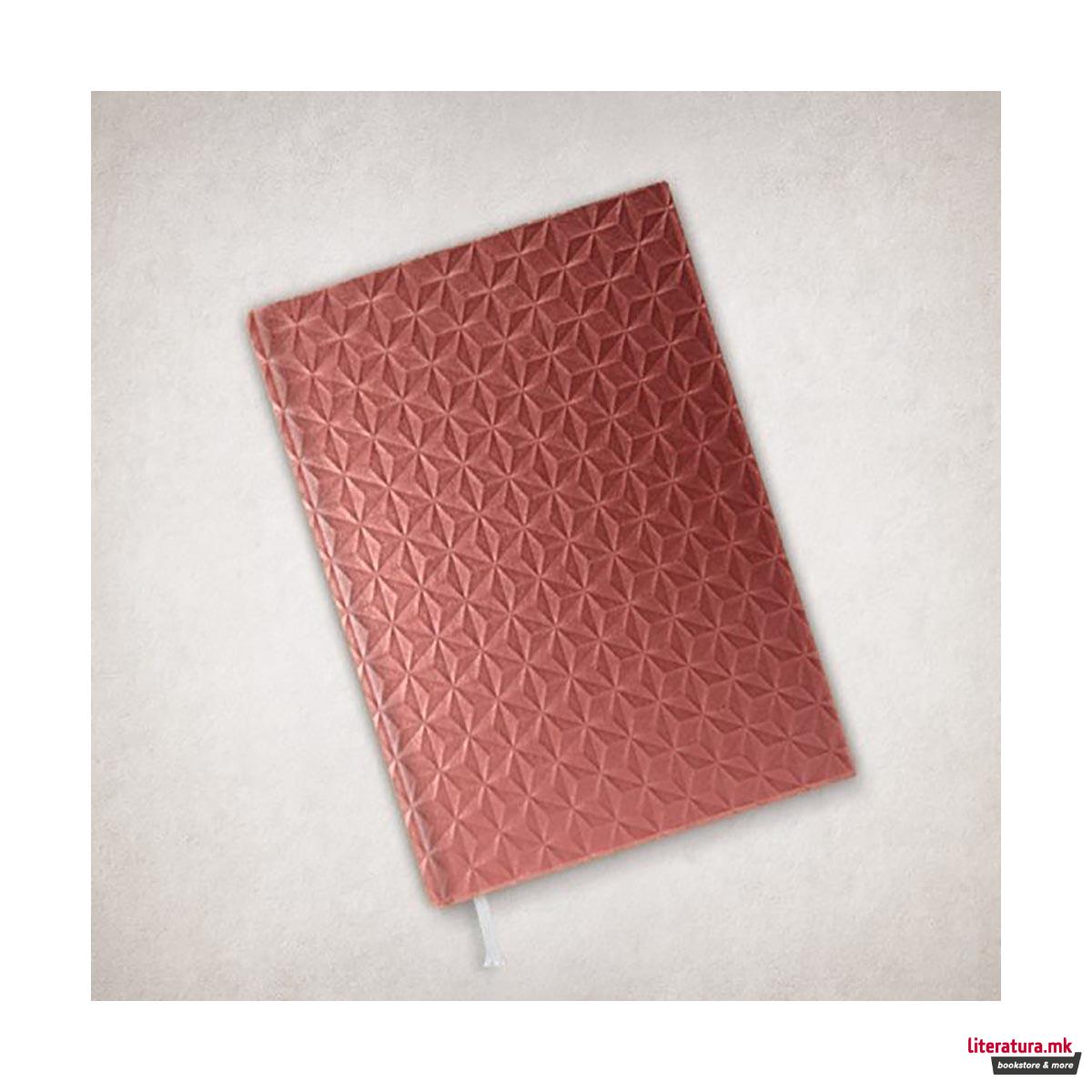 Тефтер, Geometry Pink Gold, B6
