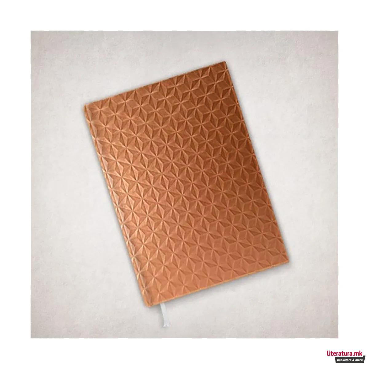 Тефтер, Geometry Rose Gold, A5