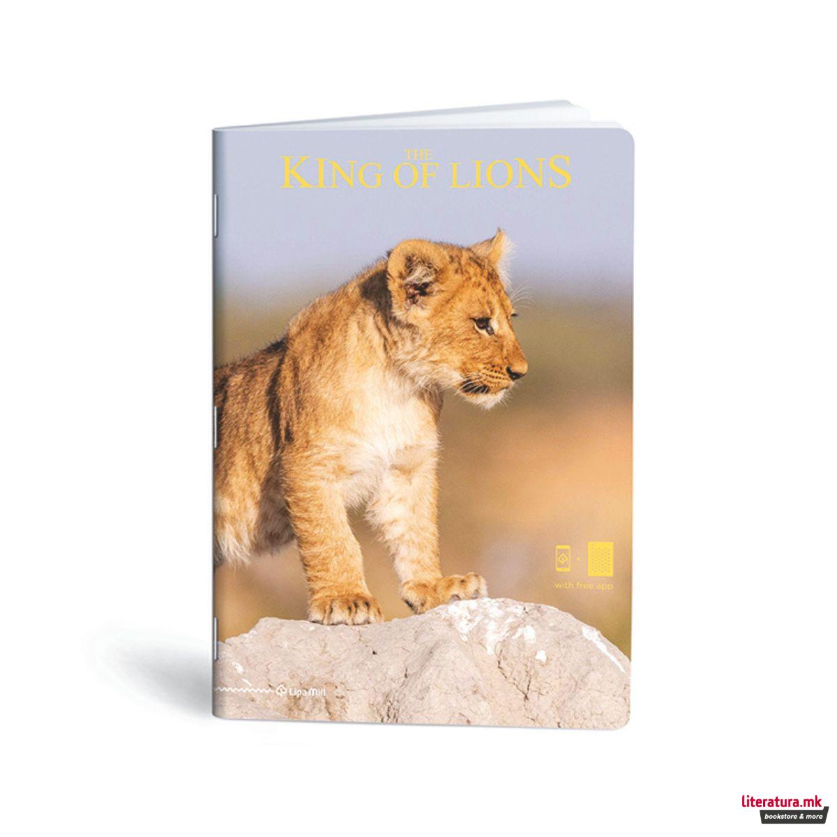Тетратка, Lipa Mill, King of Lions, А4, коцки 