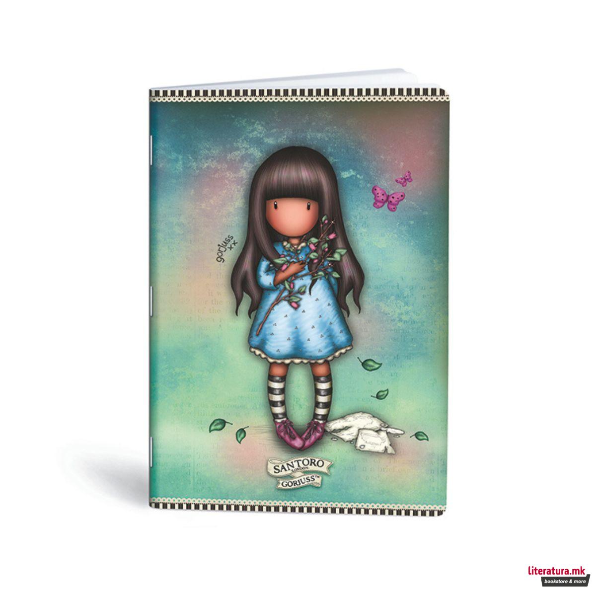 Тетратка, Lipa Mill/ Mar-Mar, Santoro - Gorjuss, A4, коцки