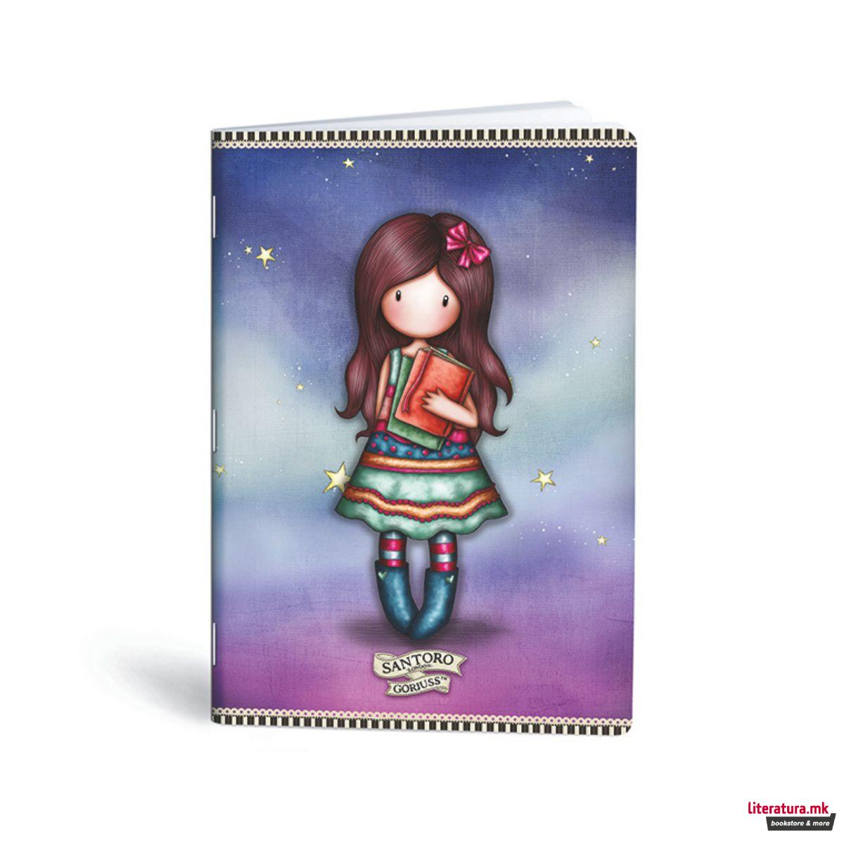 Тетратка, Lipa Mill/ Mar-Mar, Santoro - Gorjuss, A4, линии