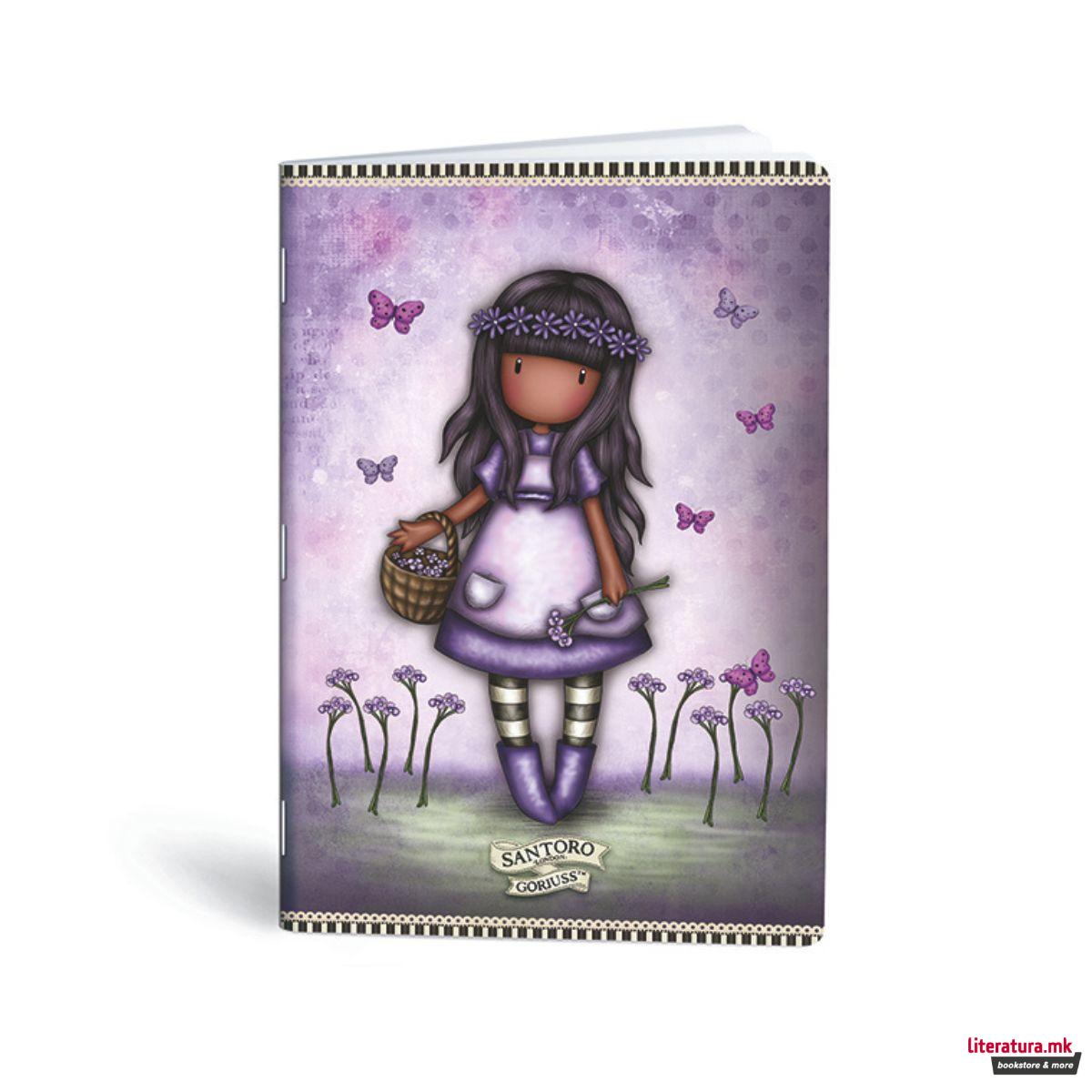 Тетратка, Lipa Mill/ Mar-Mar, Santoro - Gorjuss, A4, линии