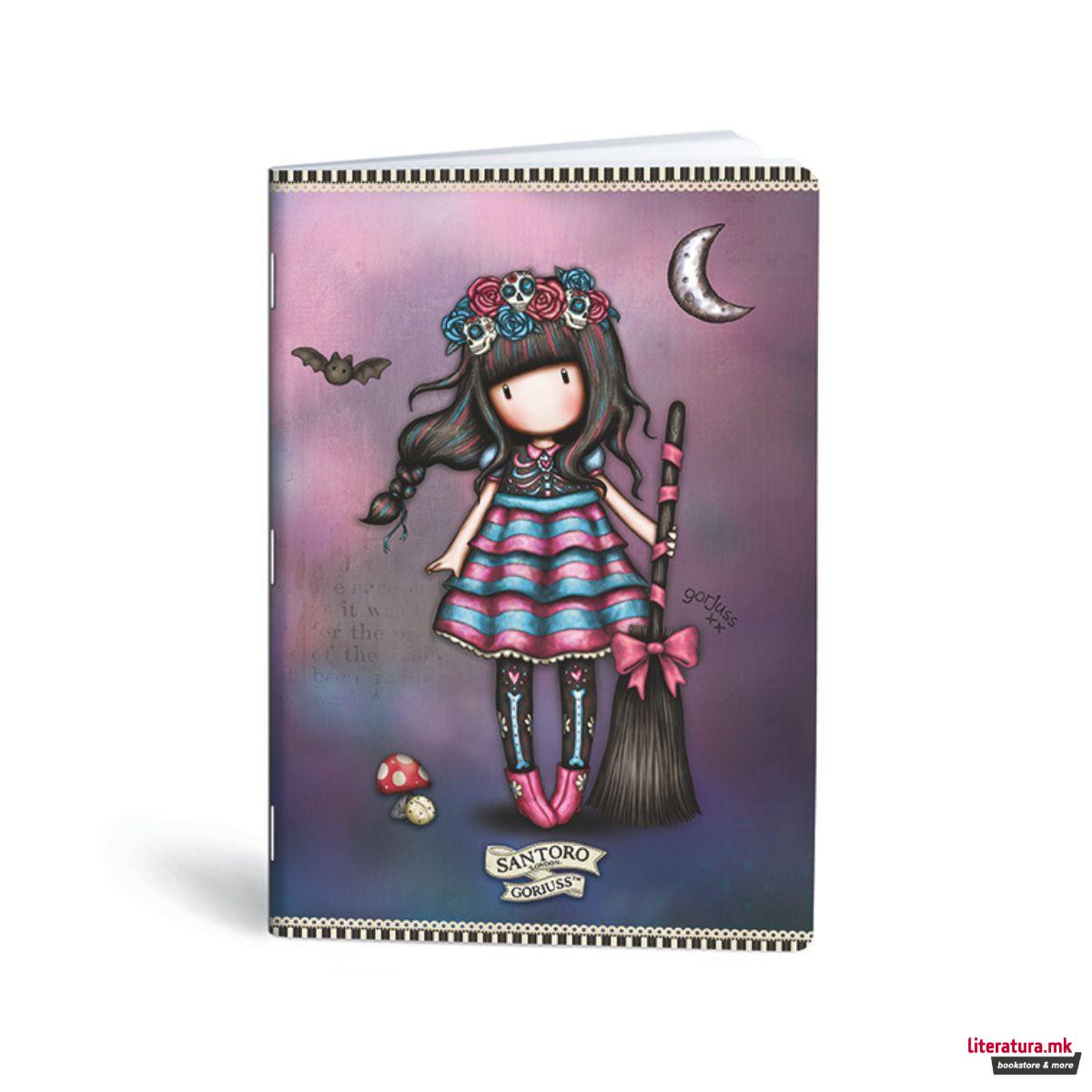 Тетратка, Lipa Mill/ Mar-Mar, Santoro - Gorjuss, A4, линии