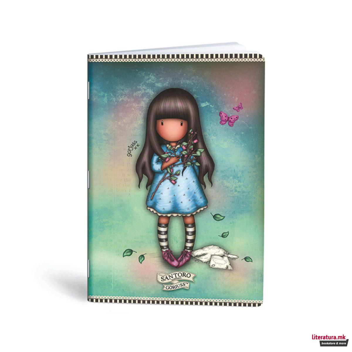 Тетратка, Lipa Mill/ Mar-Mar, Santoro - Gorjuss, A4, линии