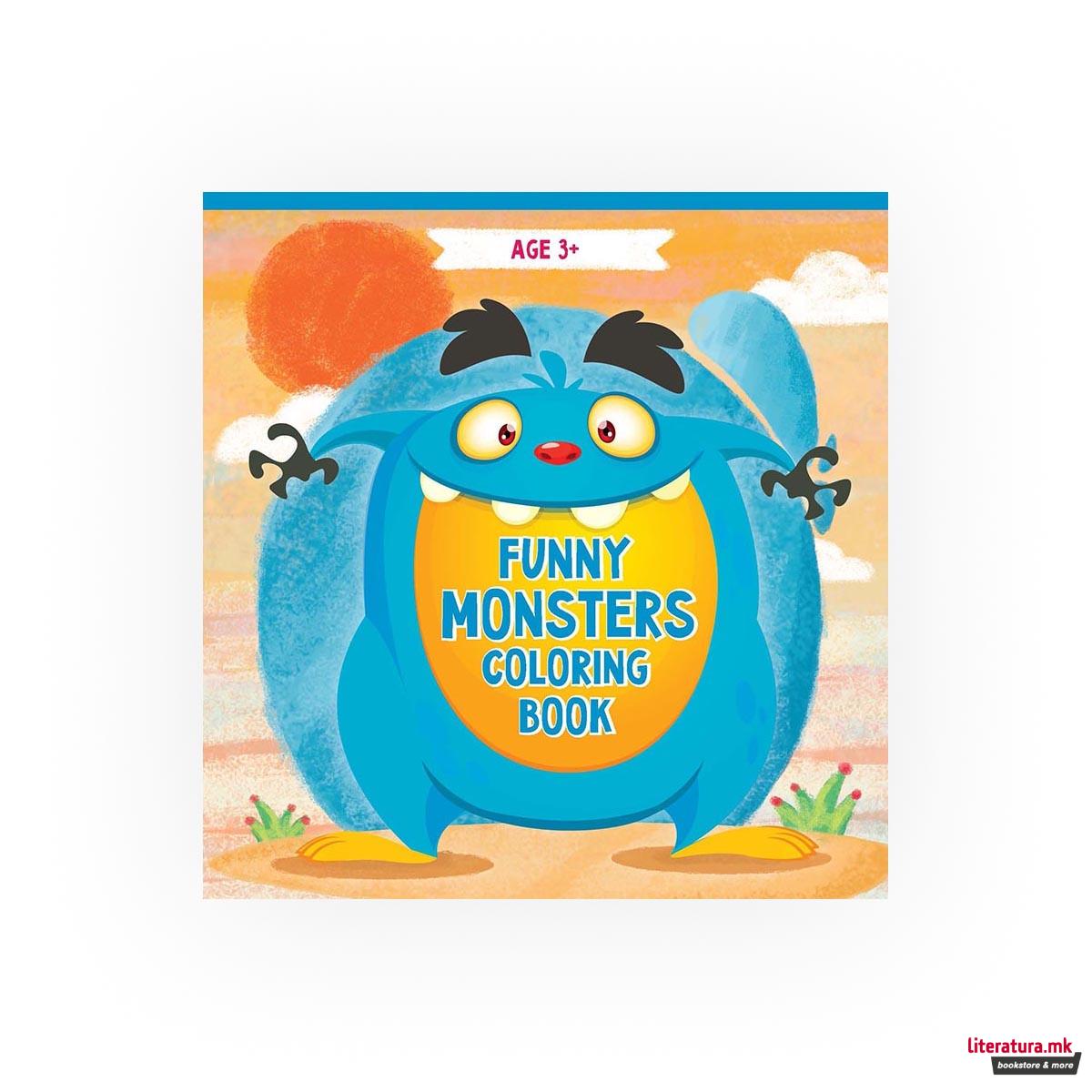 Funny monsters-coloring book 