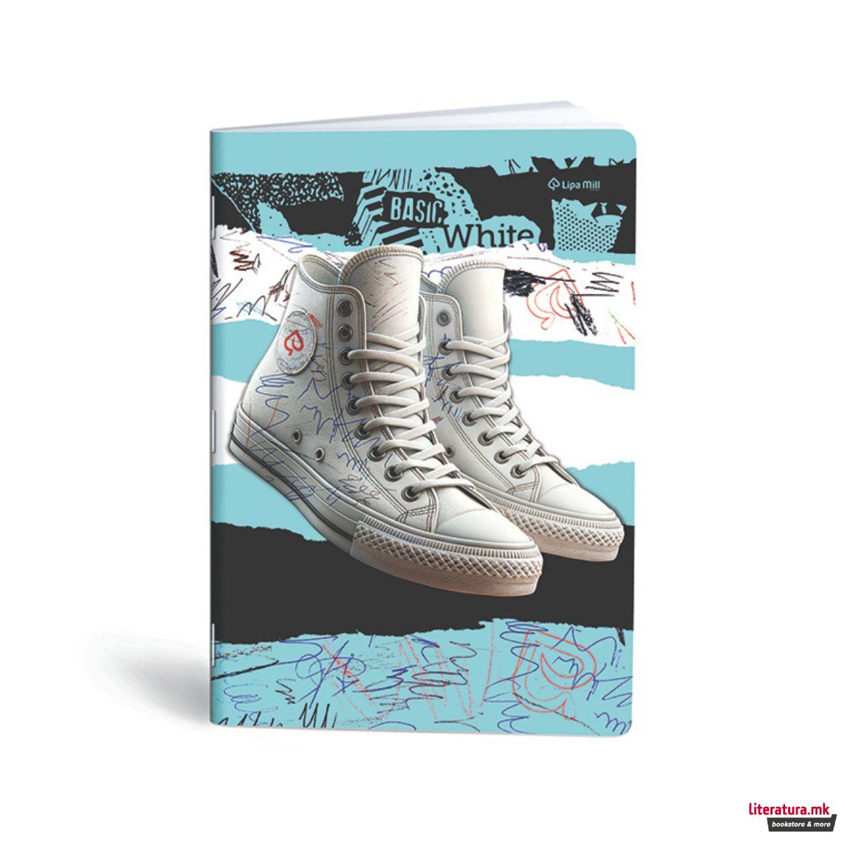 Тетратка, Lipa Mill/Mar-Mar, Premium - Sneakers, A4, линии 