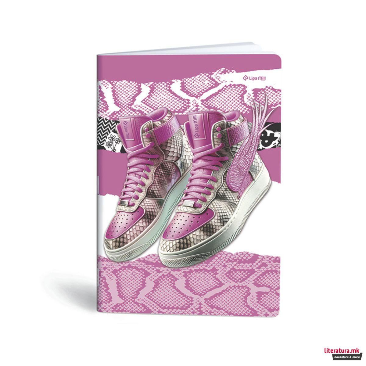 Тетратка, Lipa Mill/Mar-Mar, Premium - Sneakers, A4, линии 