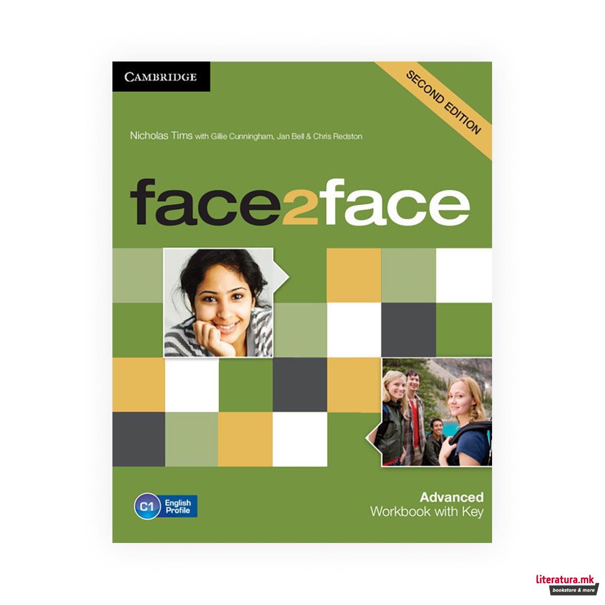 face2face Advanced Workbook with Key 