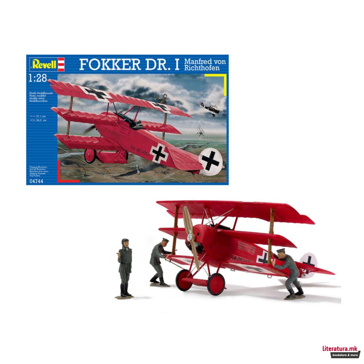 Макета, Revell 04744 Fokker DR.I Richthofen, 1:28 