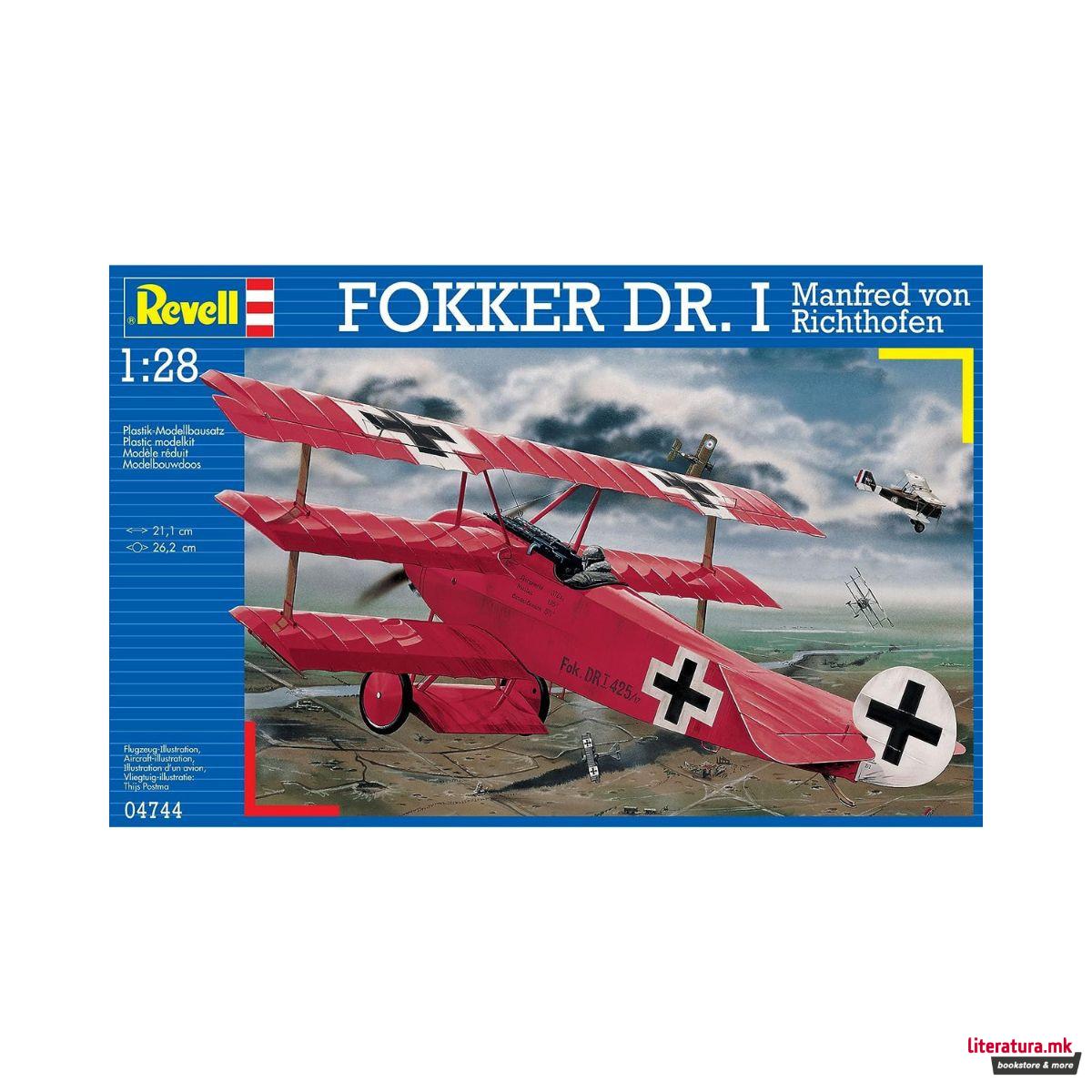 Макета, Revell 04744 Fokker DR.I Richthofen, 1:28 