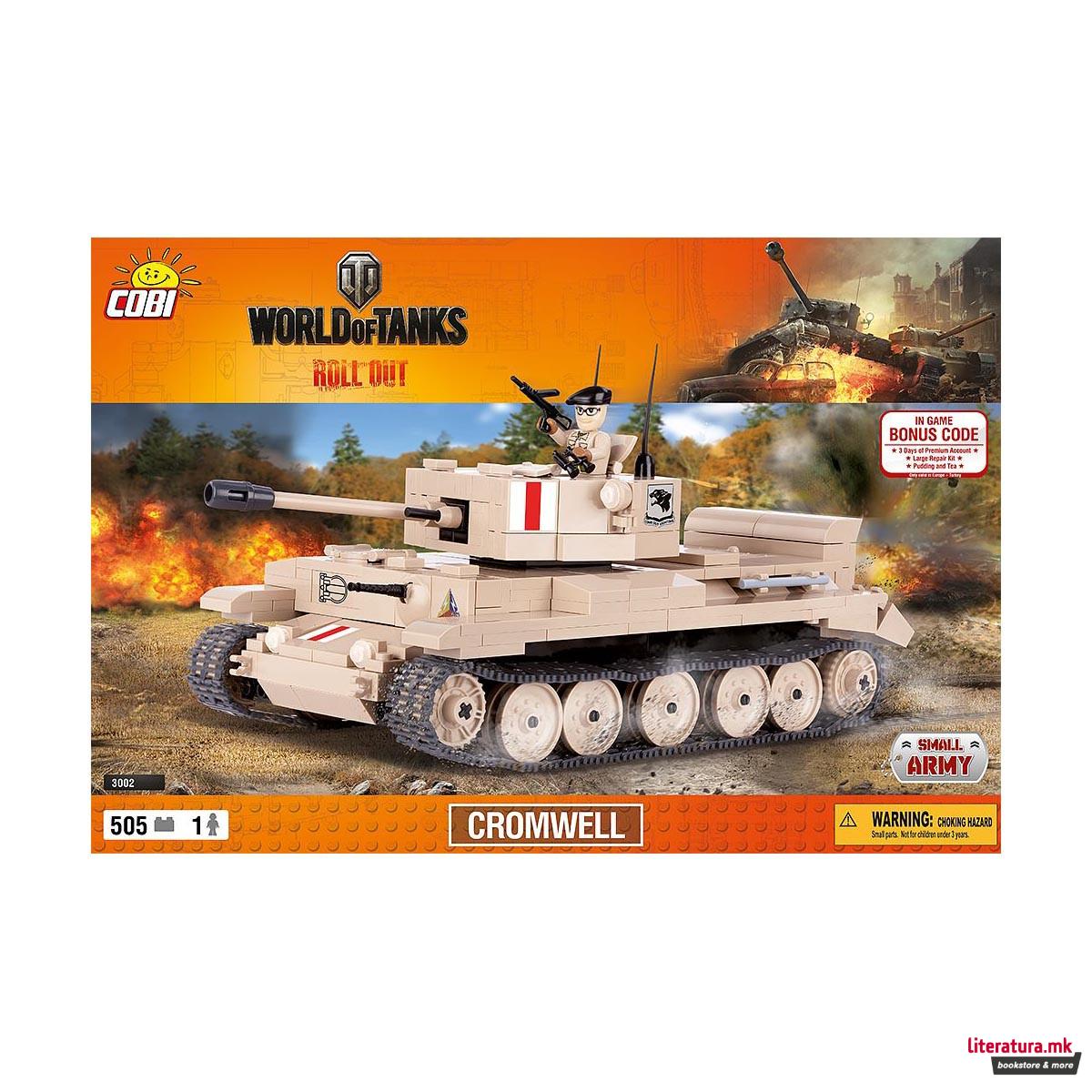 Коцки за градба, World Of Tanks, Cromwell, 505 парчиња