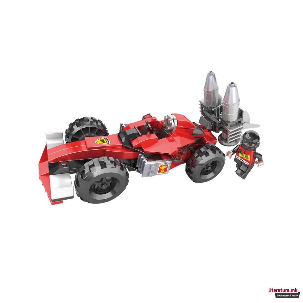 Коцки за градба, Racers, Formula F1 Truck Car, 165 парчиња 