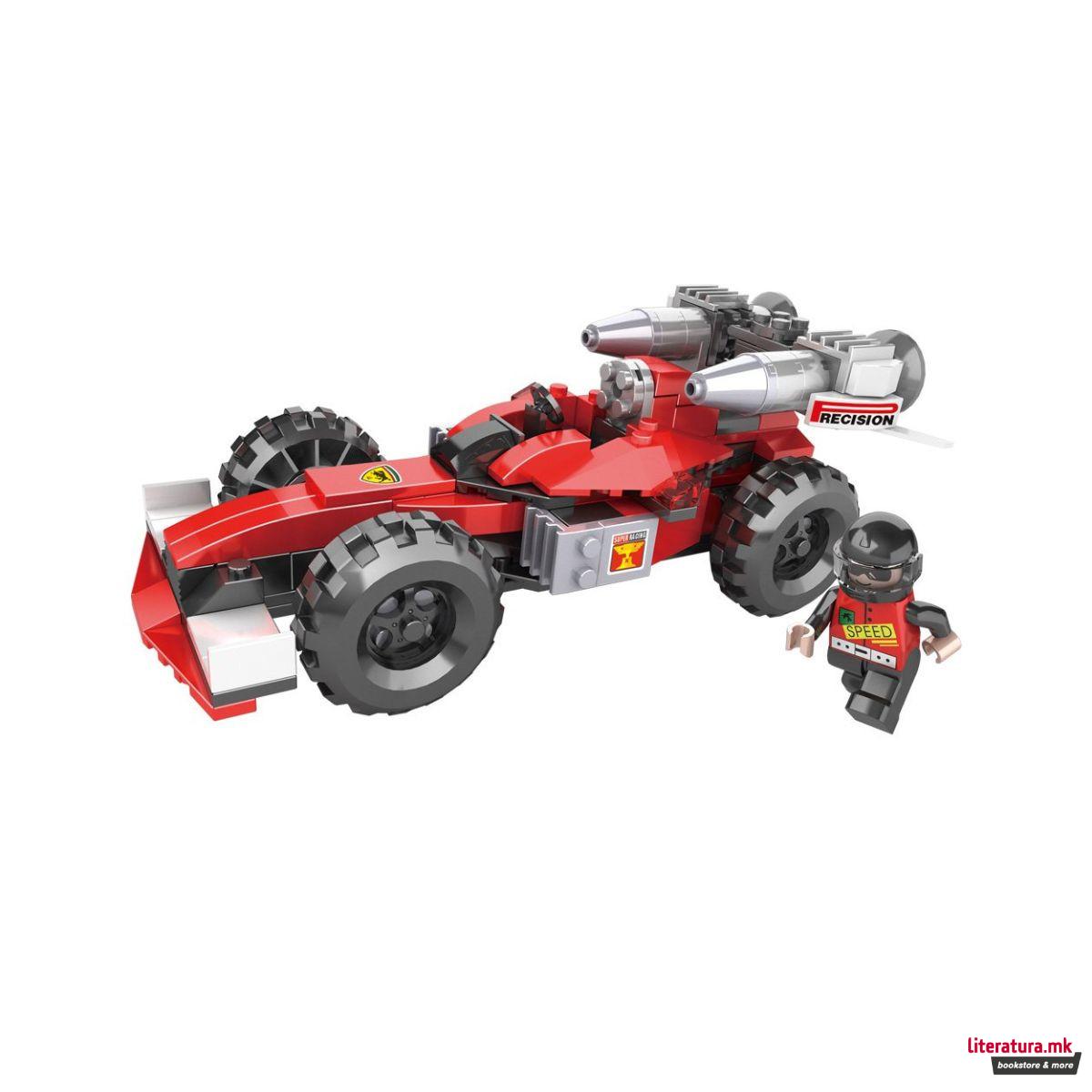 Коцки за градба, Racers, Formula F1 Truck Car, 165 парчиња 