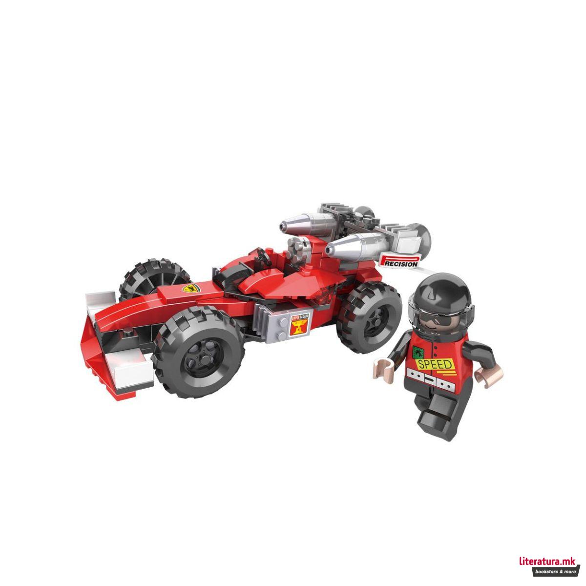 Коцки за градба, Racers, Formula F1 Truck Car, 165 парчиња 