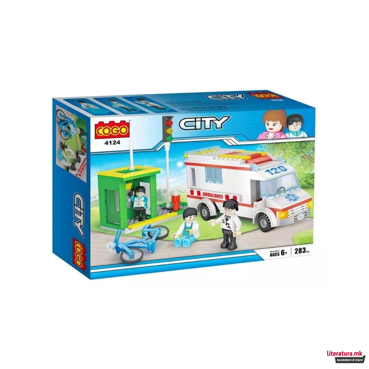 Коцки за градба, City, Hospital, 283 парчиња 