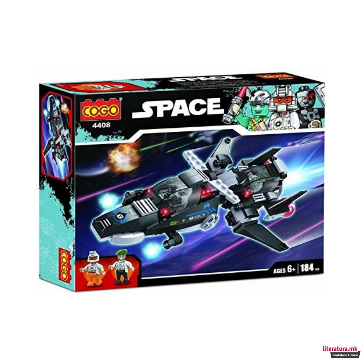 Коцки за градба, Space, Spaceship, 184 парчиња 