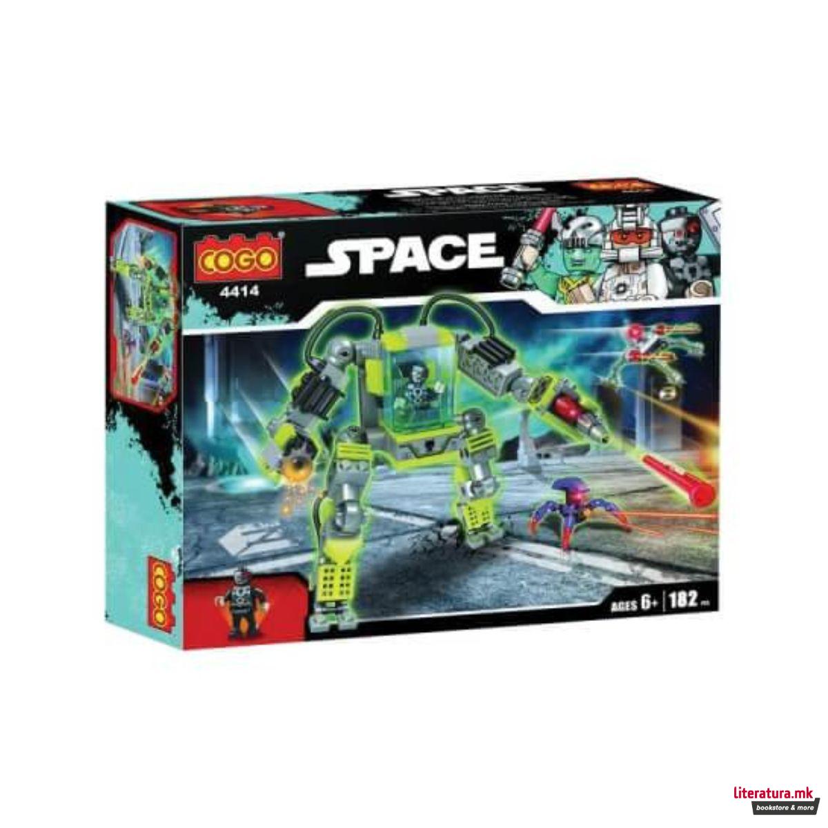 Коцки за градба, Space, Robot, 182 парчиња 