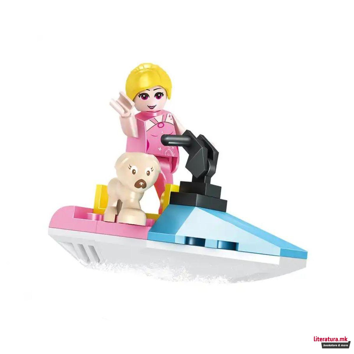 Коцки за градба, Girls, Luxury Yacht, 164 парчиња 