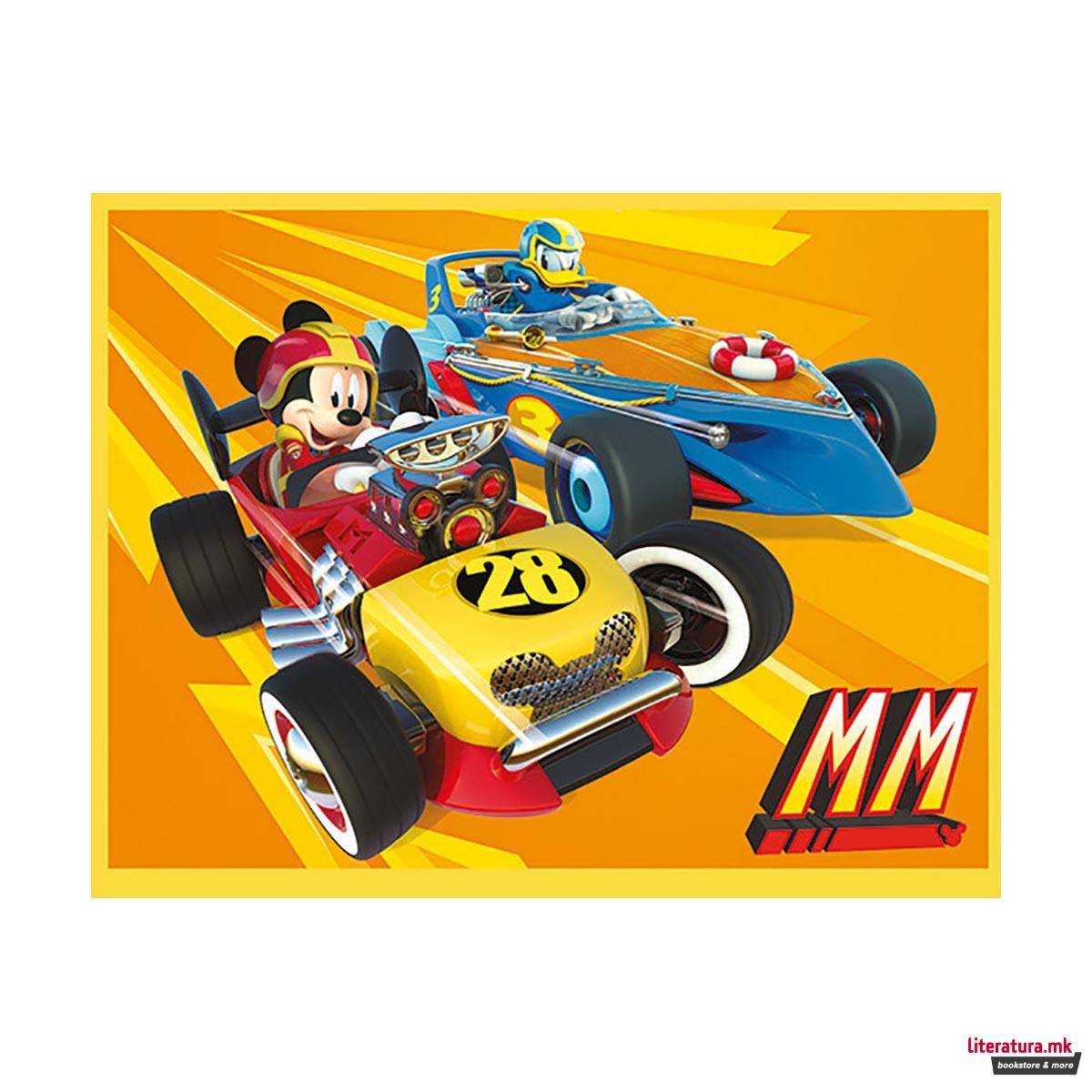Коцки за сложување, Disney, Mickey and the Roadster Racers - Cube puzzle, 1/12 