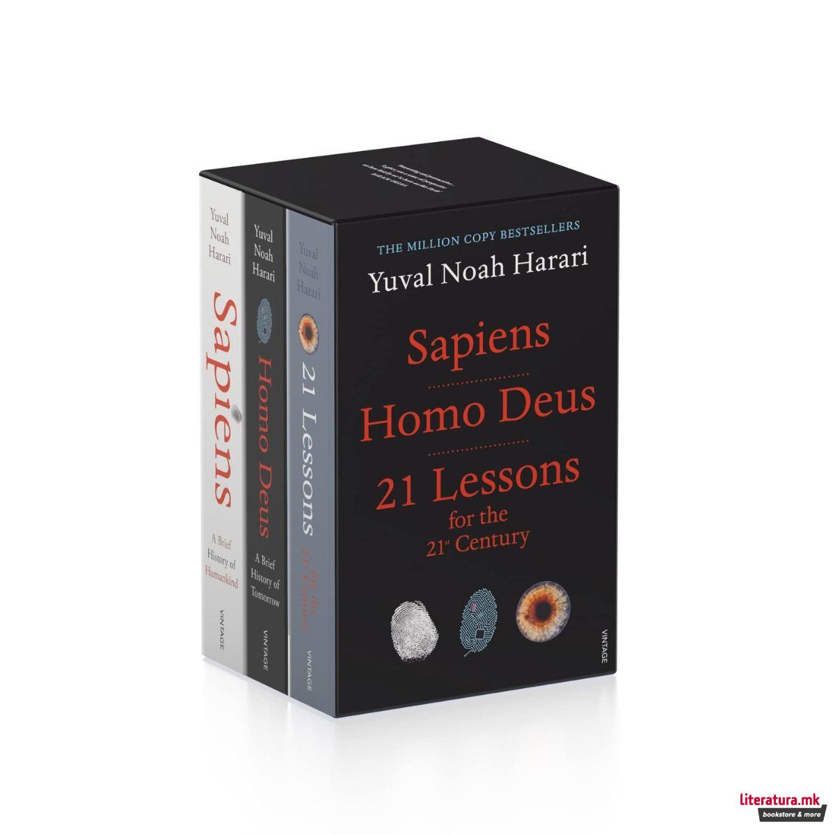 Yuval Noah Harari Box Set (Sapiens, Homo Deus, 21 Lessons for 21st Century) 